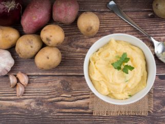 purée de pommes de terre prête à être dégustée